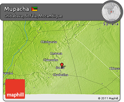 Physical 3D Map of Mupacha