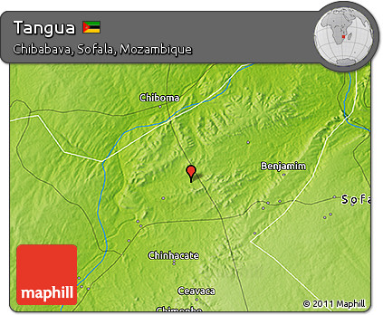 Physical 3D Map of Tangua