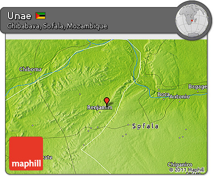 Physical 3D Map of Unae