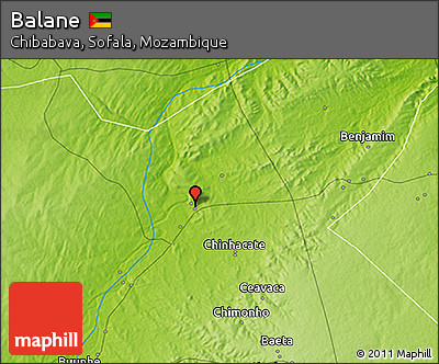 Physical 3D Map of Balane
