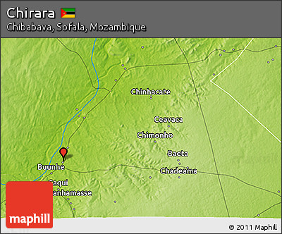 Physical 3D Map of Chirara