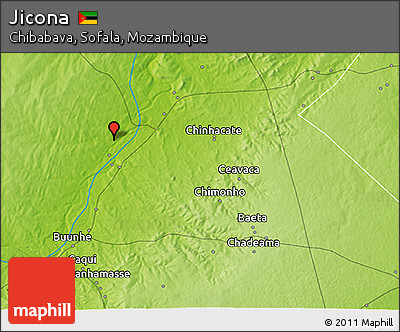 Physical 3D Map of Jicona
