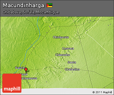Physical 3D Map of Macundinharga