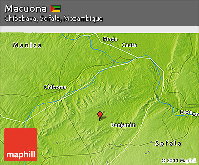 Physical 3D Map of Macuona