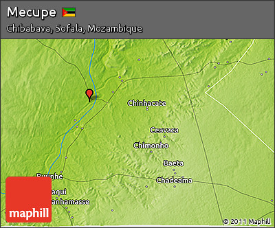 Physical 3D Map of Mecupe