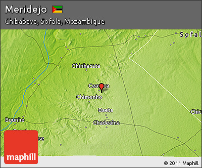 Physical 3D Map of Meridejo