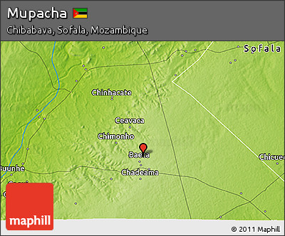 Physical 3D Map of Mupacha