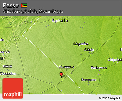 Physical 3D Map of Passe