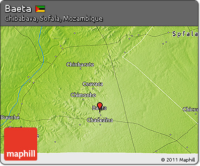 Physical 3D Map of Baeta
