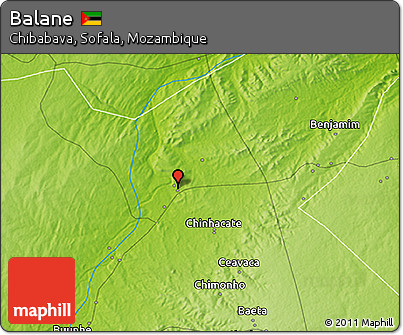Physical 3D Map of Balane