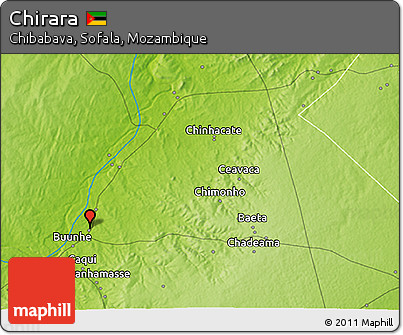 Physical 3D Map of Chirara