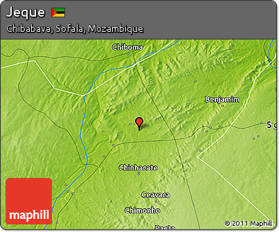 Physical 3D Map of Jeque