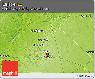 Physical 3D Map of Laisse