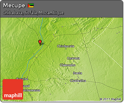 Physical 3D Map of Mecupe