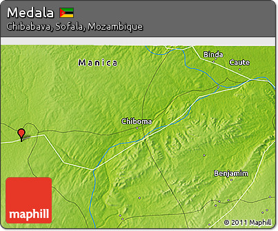 Physical 3D Map of Medala