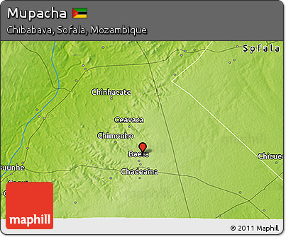 Physical 3D Map of Mupacha