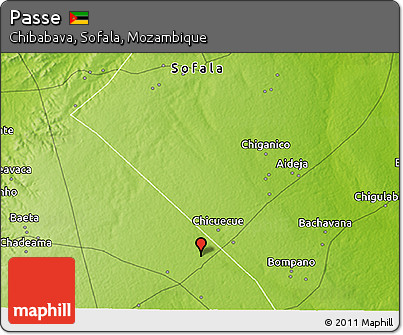 Physical 3D Map of Passe