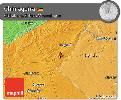 Political 3D Map of Chimaquira
