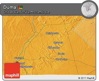 Political 3D Map of Duma
