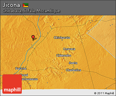 Political 3D Map of Jicona