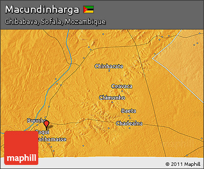 Political 3D Map of Macundinharga