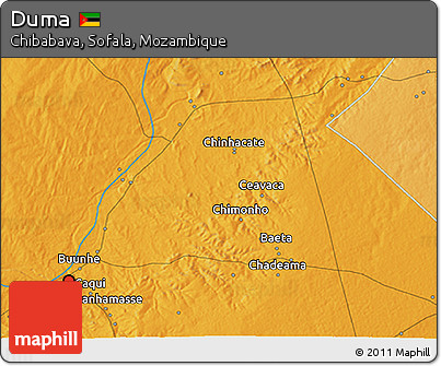 Political 3D Map of Duma