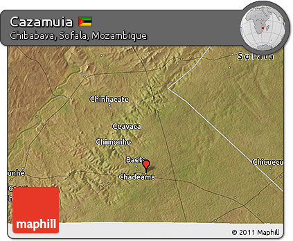 Satellite 3D Map of Cazamuia