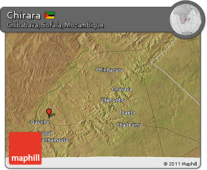 Satellite 3D Map of Chirara