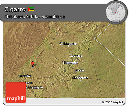 Satellite 3D Map of Cigarro