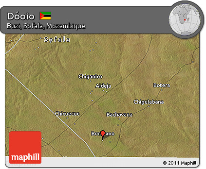 Satellite 3D Map of Dóoio