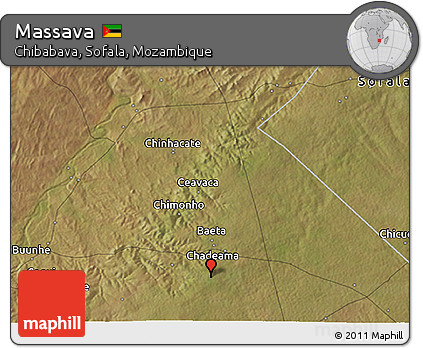 Satellite 3D Map of Massava