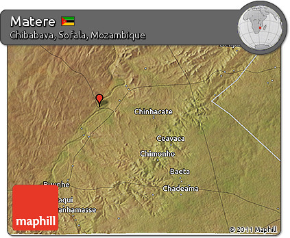 Satellite 3D Map of Matere