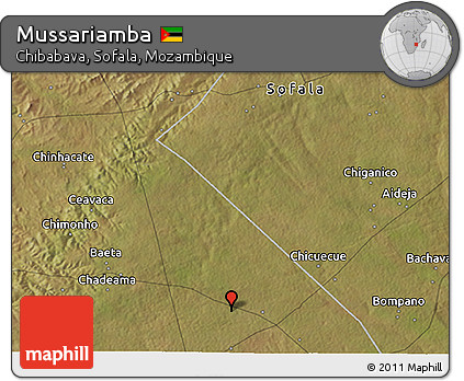 Satellite 3D Map of Mussariamba
