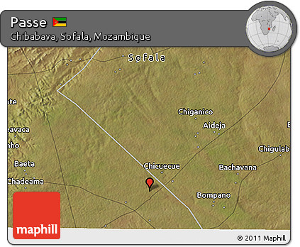 Satellite 3D Map of Passe