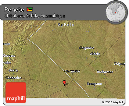 Satellite 3D Map of Penete