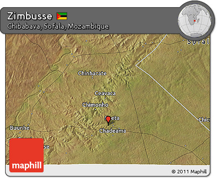 Satellite 3D Map of Zimbusse