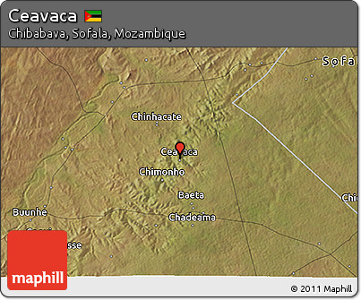 Satellite 3D Map of Ceavaca