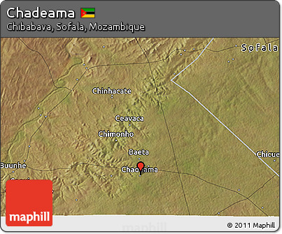 Satellite 3D Map of Chadeama