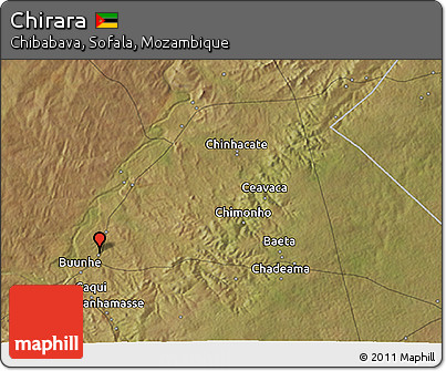 Satellite 3D Map of Chirara