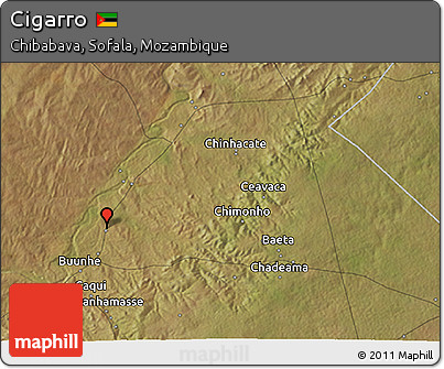 Satellite 3D Map of Cigarro
