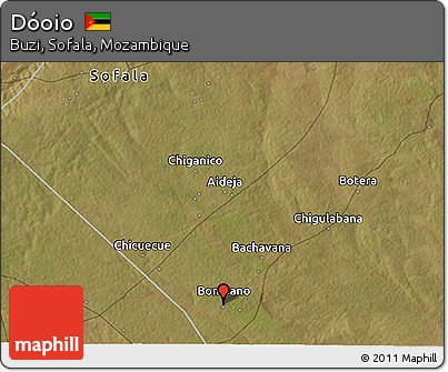 Satellite 3D Map of Dóoio