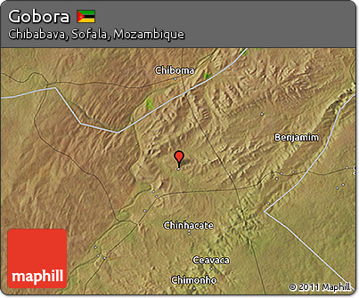 Satellite 3D Map of Gobora
