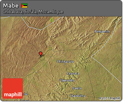 Satellite 3D Map of Mabe
