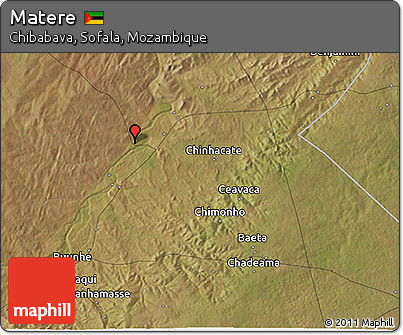 Satellite 3D Map of Matere