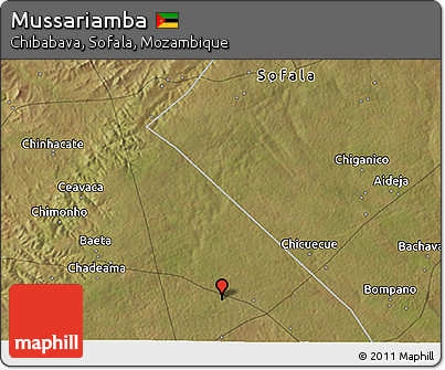 Satellite 3D Map of Mussariamba