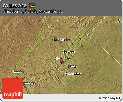 Satellite 3D Map of Mussore
