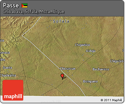 Satellite 3D Map of Passe