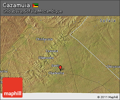 Satellite 3D Map of Cazamuia