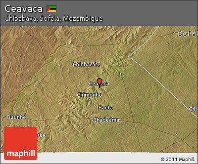 Satellite 3D Map of Ceavaca
