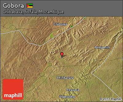 Satellite 3D Map of Gobora